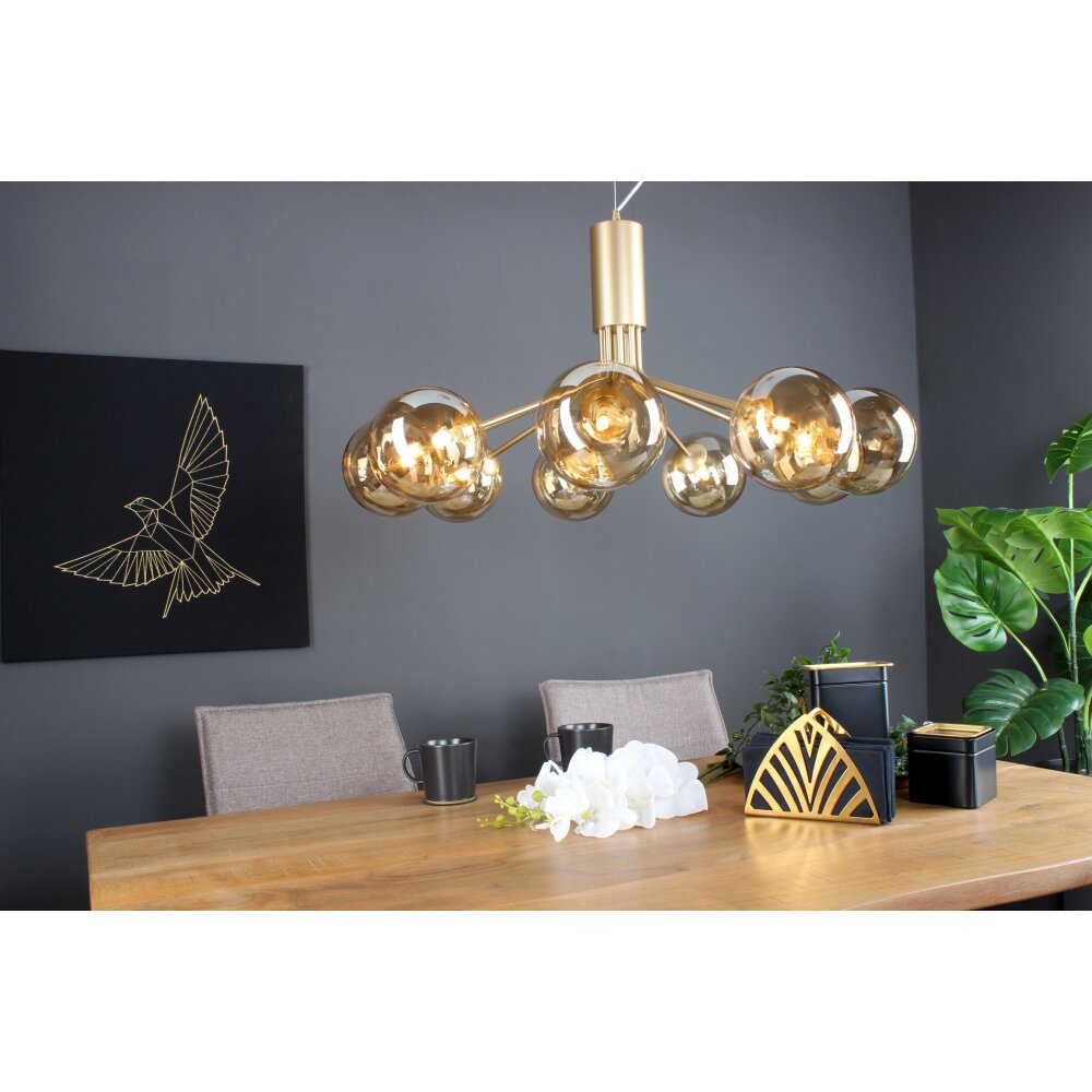 Luce Design NEPTUN Hanglamp Messing, 9-lichts main product photo