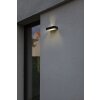 Lutec FADI Buiten muurverlichting LED Zwart, 1-licht, Bewegingsmelder