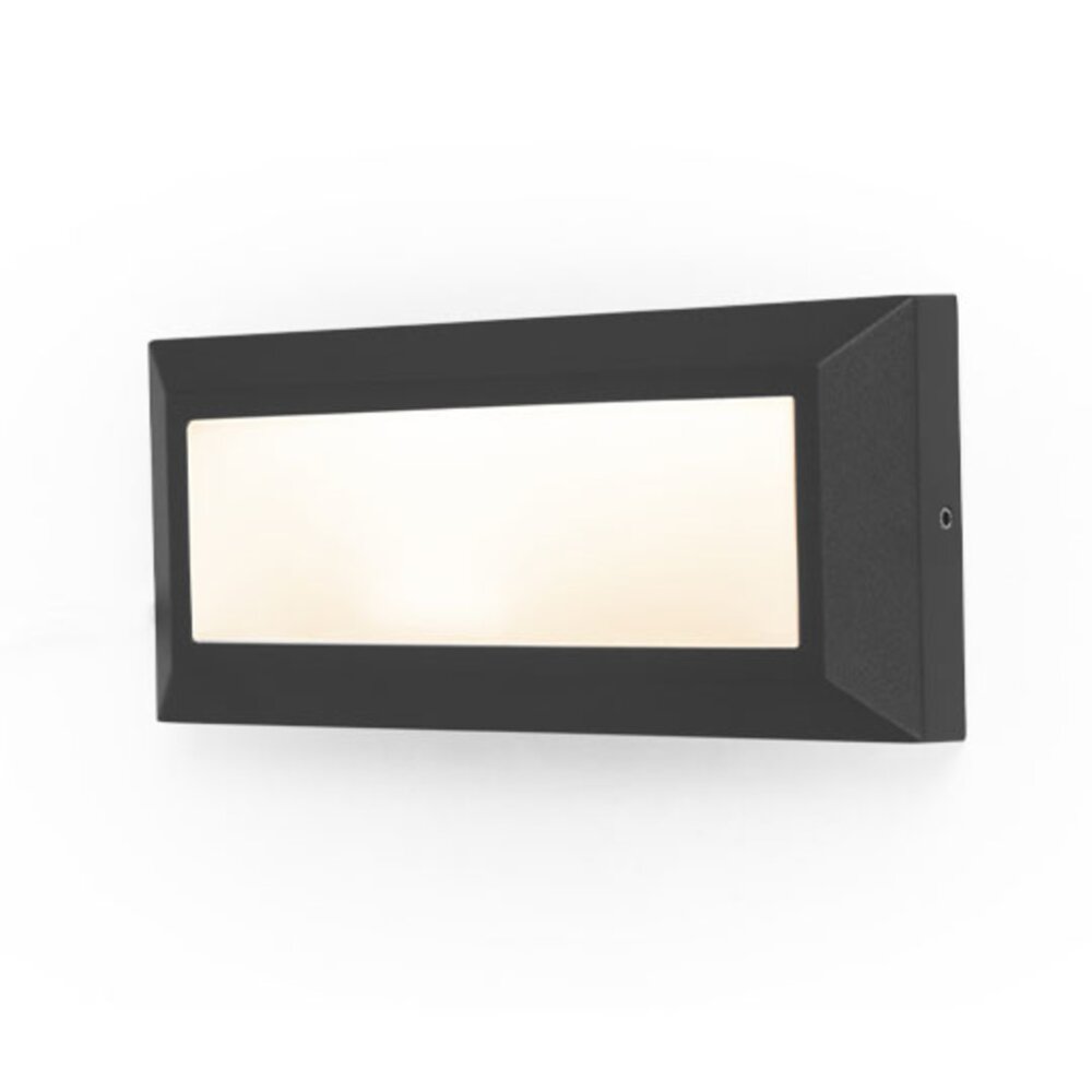 Lutec HELENA Buiten muurverlichting LED Zwart, 1-licht main product photo