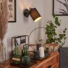 Puelches Muurlamp Zwart, 1-licht