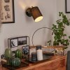 Puelches Muurlamp Zwart, 1-licht