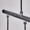 Ermatingen Hanglamp Donkerbruin, Nikkel mat, 4-lichts