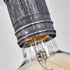 Ermatingen Hanglamp Donkerbruin, Nikkel mat, 4-lichts