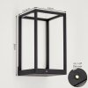 Ranquille Muurlamp LED Zwart, Wit, 2-lichts