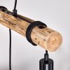 Toleda Hanglamp Natuurlijke kleuren, Zwart, 3-lichts