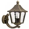 Albert 820 Buiten muurverlichting Bruin, Messing, 1-licht
