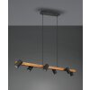 Trio MARLEY Hanglamp Zwart, 6-lichts