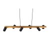 Trio MARLEY Hanglamp Zwart, 6-lichts