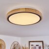 Corinto Plafondlamp LED Natuurlijke kleuren, Zwart, 1-licht