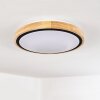 Corinto Plafondlamp LED Natuurlijke kleuren, Zwart, 1-licht