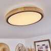 Corinto Plafondlamp LED Natuurlijke kleuren, Zwart, 1-licht
