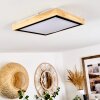 Corinto Plafondlamp LED Natuurlijke kleuren, Zwart, 1-licht