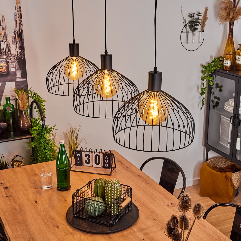 Corcovado Hanglamp Zwart, 3-lichts main product photo