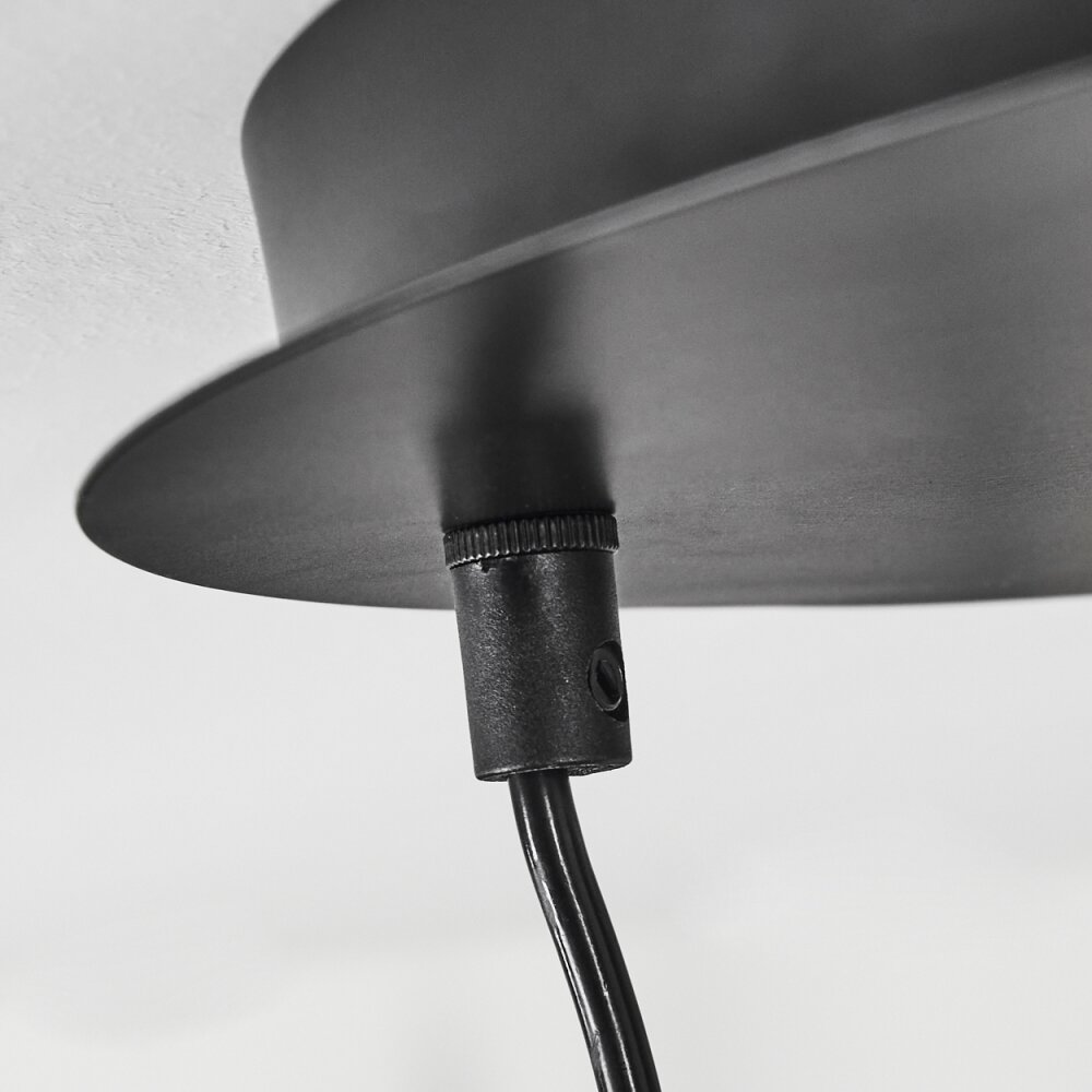 Arusi Hanglamp Brons, Zwart, 5-lichts