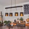 Tallaboa Hanglamp Zwart, 4-lichts