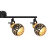 Globo SARRA Plafondlamp Zwart, 4-lichts