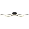 Globo JULES Plafondlamp LED Zwart, 1-licht