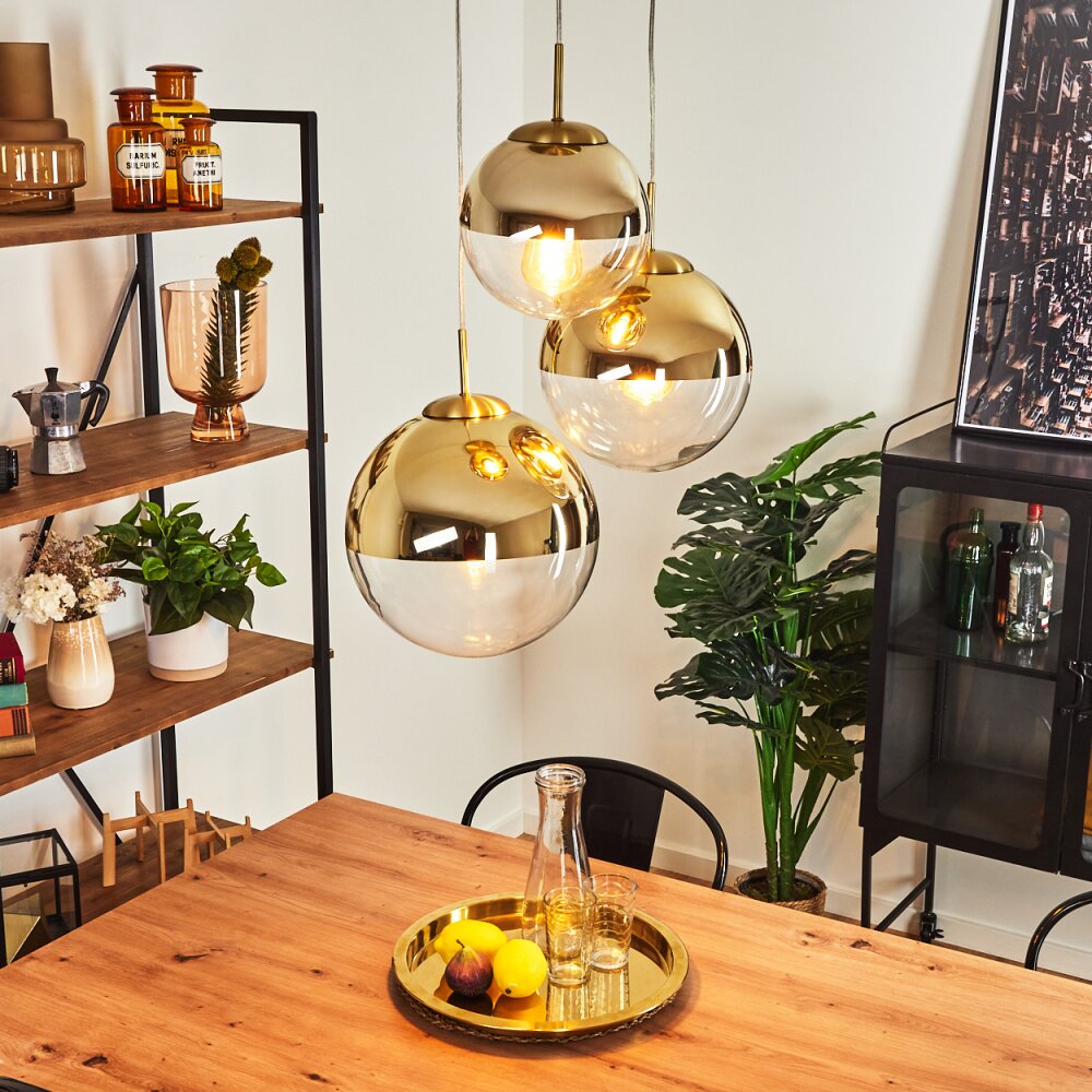 Degevos Hanger Goud, 3-lichts main product photo