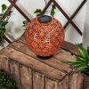Leonard Solarlamp LED Red, Zwart, 1-licht