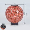 Leonard Solarlamp LED Red, Zwart, 1-licht