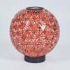Leonard Solarlamp LED Red, Zwart, 1-licht