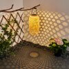 Conneaut Solarlamp LED Bruin, Hout licht, 1-licht