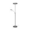 Trio Franklin Staande lamp LED Nikkel mat, 2-lichts