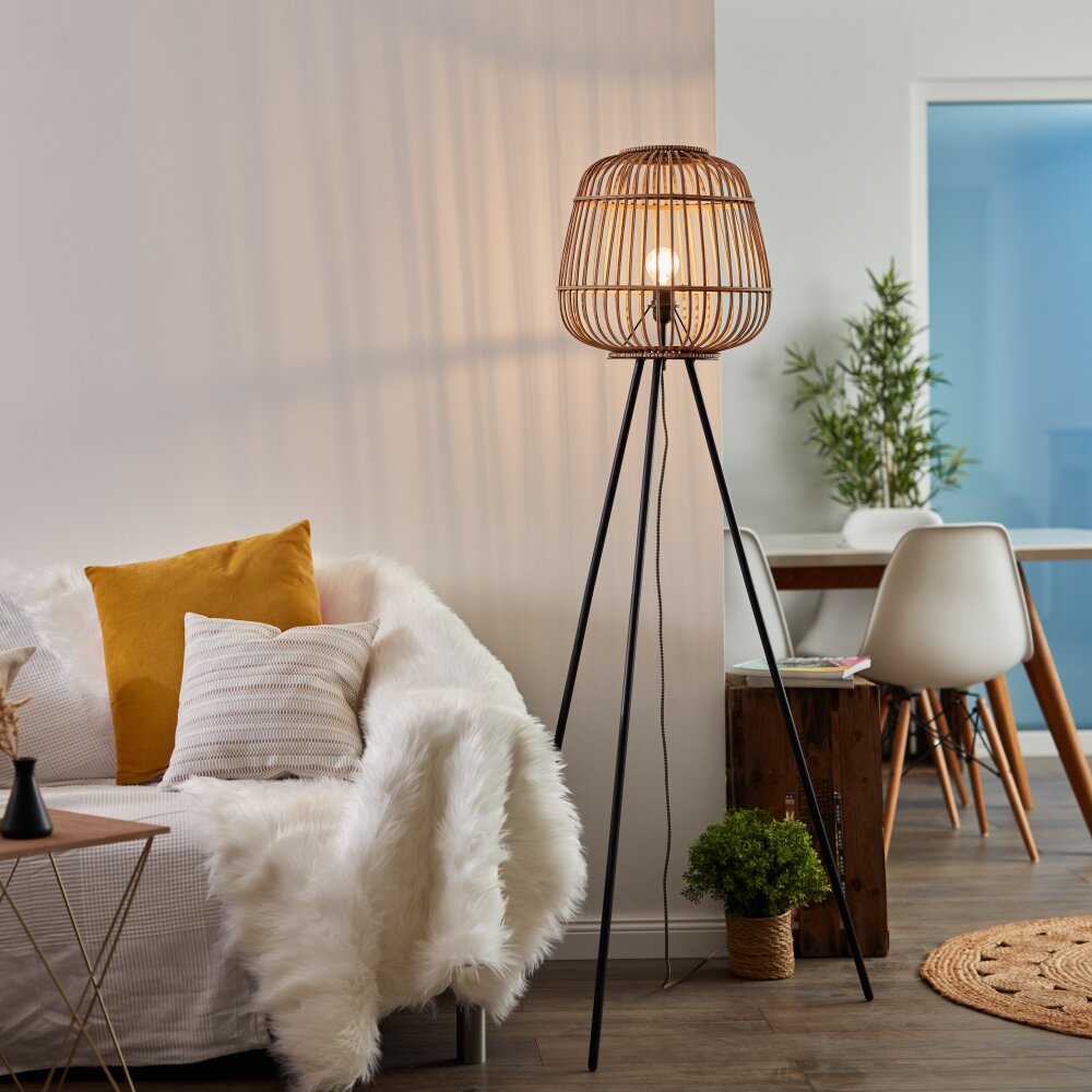Brilliant Nikka Staande lamp Zwart, 1-licht main product photo