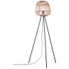 Brilliant Nikka Staande lamp Zwart, 1-licht