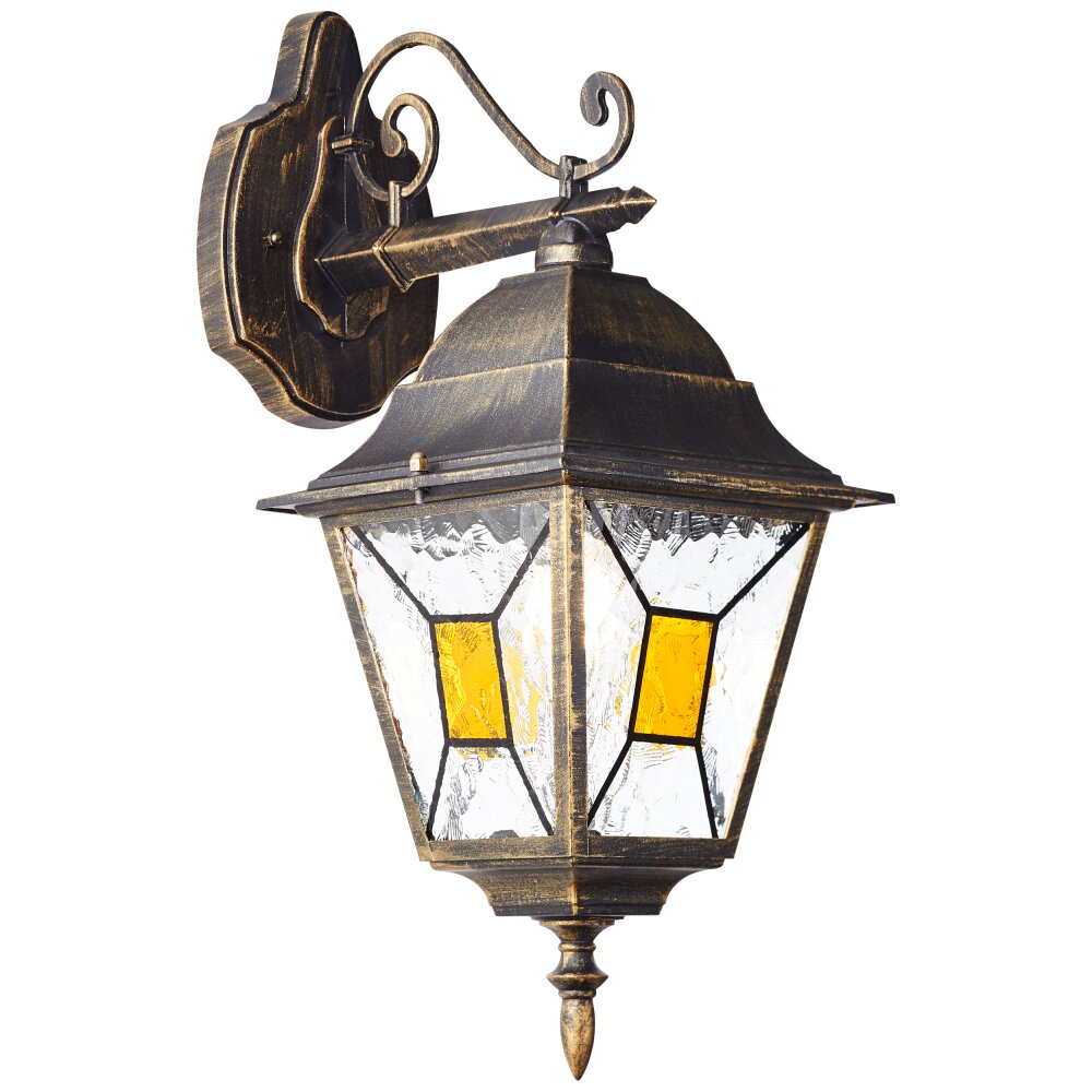 Brilliant Janel Buiten muurverlichting Zwart, 1-licht main product photo