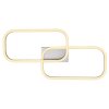 Globo SILLA Plafondlamp LED Nikkel mat, 1-licht