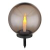 Globo Solarlamp LED Zwart, 1-licht