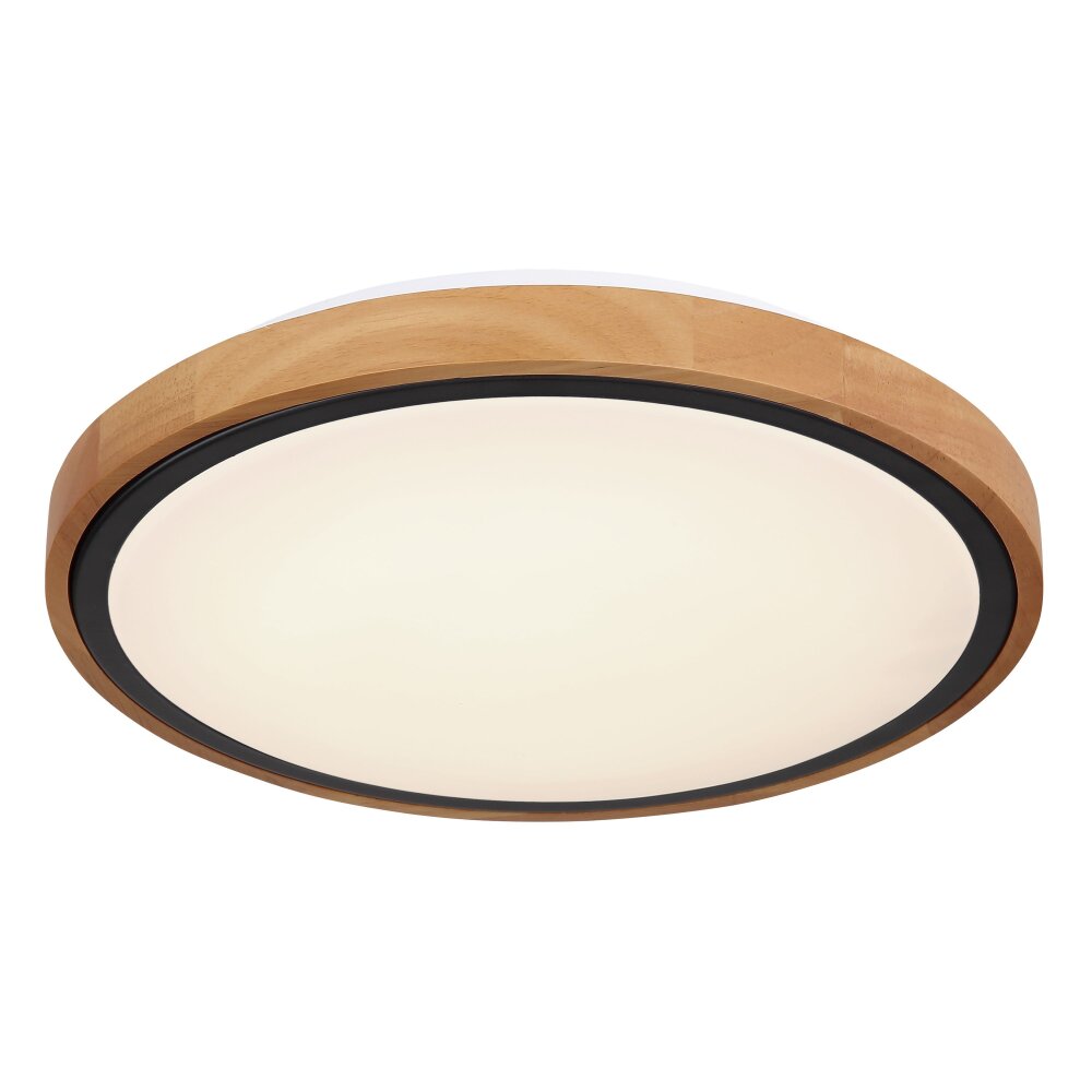 Globo BRUNO Plafondlamp LED Natuurlijke kleuren, Zwart, 1-licht main product photo