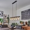 Tenche Hanglamp Goud, Zwart, 5-lichts