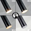 Dalheim Hanger LED Zwart, 1-licht