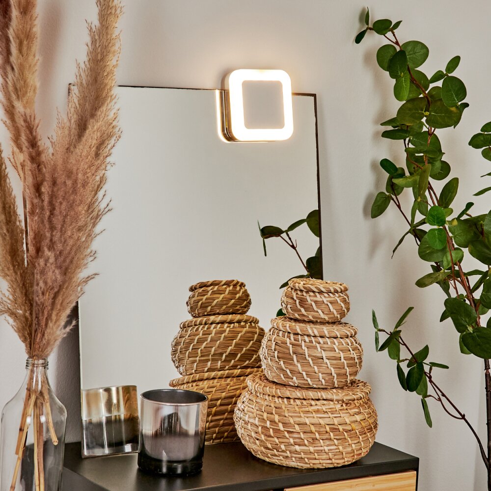Morges Spiegellamp LED Chroom, Wit, 1-licht