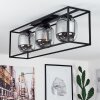 Elvange Plafondlamp Zwart, 3-lichts