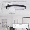 Lahela Plafondlamp LED Wit, 1-licht