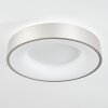 Playas Plafondlamp LED Zilver, Wit, 1-licht