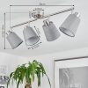 Peralonso Plafondlamp Nikkel mat, 4-lichts