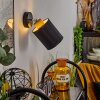 Chiuvi Muurlamp Chroom, Natuurlijke kleuren, Zwart, Wit, 1-licht