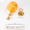 Magnano Hanger Goud, 1-licht