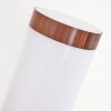 Gaborone Buiten muurverlichting Bruin, houtlook, 1-licht, Bewegingsmelder