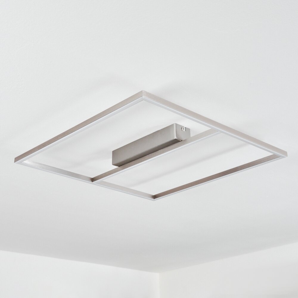 Rauma Plafondlamp LED Nikkel mat, 1-licht