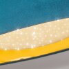 Maripi Plafondlamp LED Blauw, Goud, 1-licht