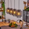 Amsoldingen Hanglamp Zwart, 4-lichts