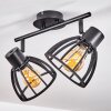 Kaurila Plafondlamp Zwart, 2-lichts