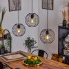 Pampanillo Hanglamp Zwart, 3-lichts