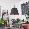 Saillon Hanger Geel, Zwart, 1-licht