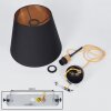 Saillon Hanger Geel, Zwart, 1-licht